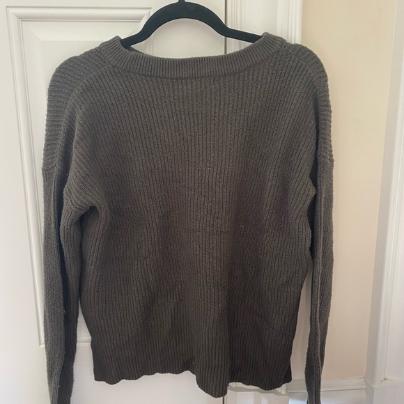 Madewell greenish gray sweater - Picture 3 of 4